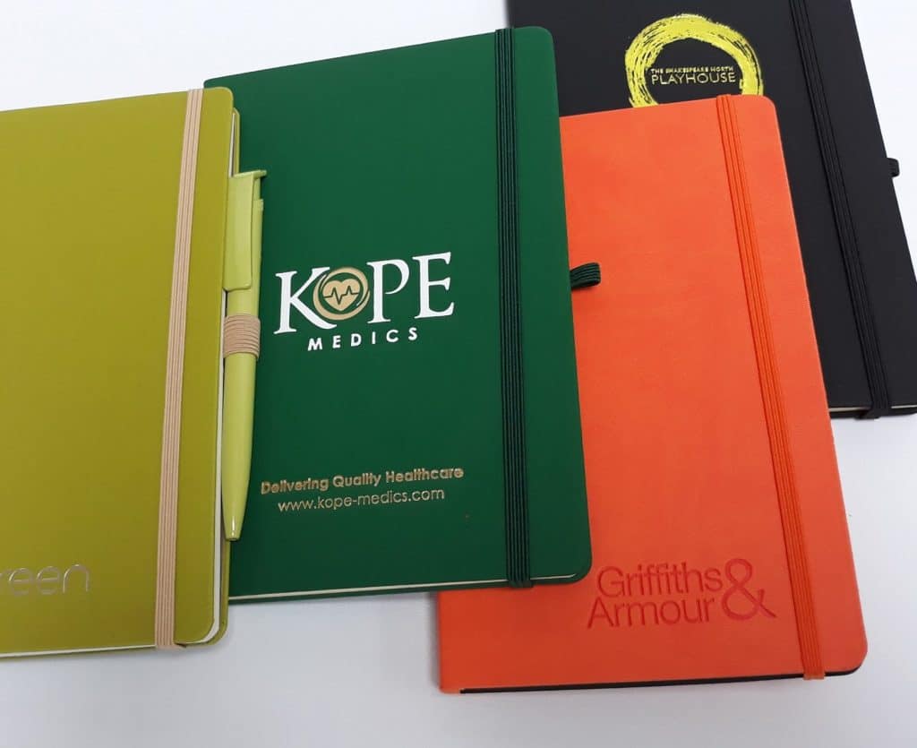 Branded note books are one of the most popular promotional gifts as everyone needs to make notes now and then.
