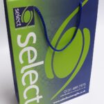 Select laminated rope handle gift bag.