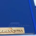Blind debossed notebook