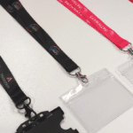 Lanyards with ID card holders