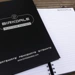 Wire-bound notebook