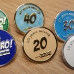 'Home Bargains' pin badges
