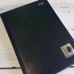 A5 Daily desk diary