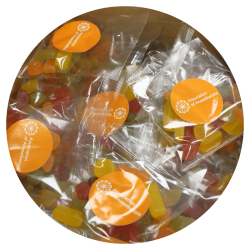 Clear Bag with Printed Label - Wine Gums