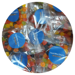 Clear Bag with Printed Label - Midget Gems